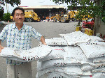 為本縣將廚餘製成有機肥料，每包20公斤，提供本鎮民眾索取情形成果